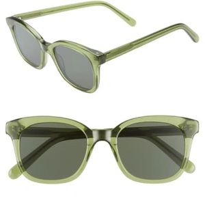 Madewell Green Acetate Venice Sunglasses 49mm